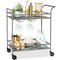 Best Choice Products 2-Tier Rolling Bar Cart Indoor/Outdoor w/ Storage Shelves, Wine Rack, Lockable Wheels